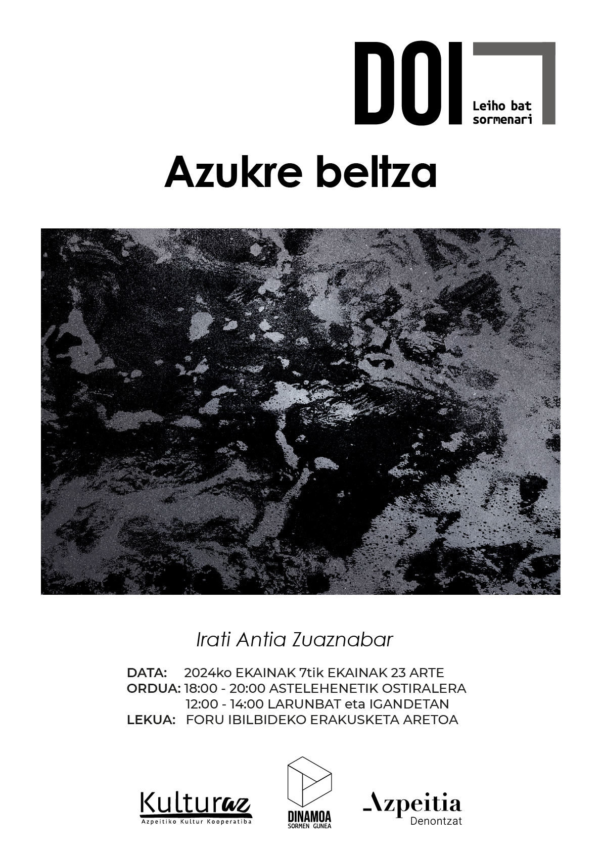 AZUKRE BELTZA | BISITA GIDATUA