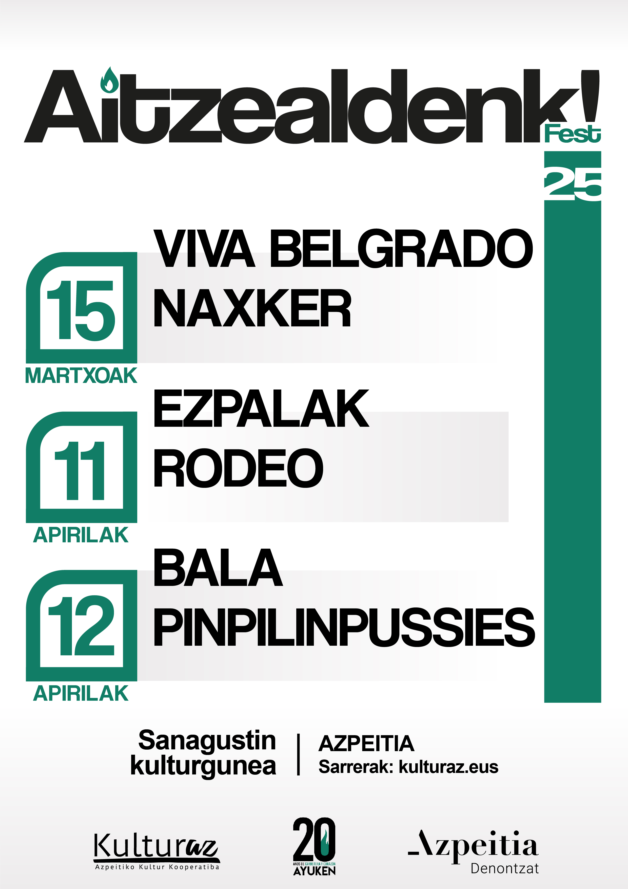 AITZEALDENK! 25 | VIVA BELGRADO + NAXKER